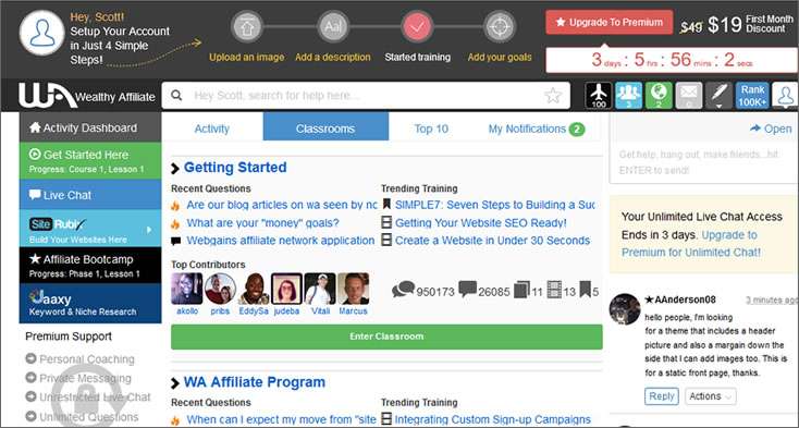 Wealthy Affiliate Review 5 wealthy affiliate review inside wealthy affiliate